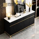 بوفية مودرن مع سطح رخامي عالي الجودة