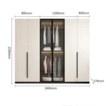 ⁦غرفة نوم متكاملة بتصميم عصري فخم يناسب الأذواق الراقية⁩ - الصورة ⁦5⁩