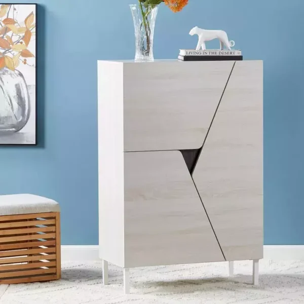 خزانة أحذية 15 زوجًا بتصميم فريد