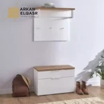خزانة أحذية ورف بعلاقات بتصميم راقي