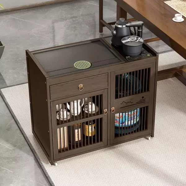 ركن القهوة بتصميم بيتي خشبي