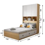 ⁦سرير نوم اطفال بوحدات تخزين ملابس⁩ - الصورة ⁦5⁩