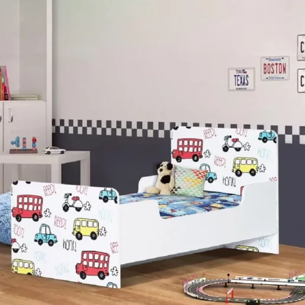 سرير نوم شكل سيارة للأطفال