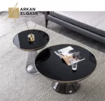 طاولات زجاج بتصميم اوروبي