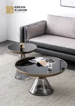 طاولات زجاج بتصميم اوروبي