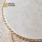 طاولة جانبية بسطح رخام - جاردينر