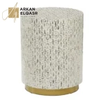 طاولة جانبية بسطح عظم - كاريجاري