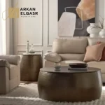 طاولة جانبية بسطح معدني - إلياس