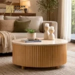 طاولة قهوة بسطح رخامي بتصميم أودنس