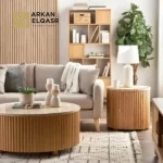 طاولة قهوة بسطح رخامي بتصميم أودنس