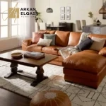 طاولة قهوة فيكتور بقاعدة معدنية وتصميم عصري