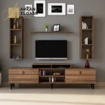 طقم طاولات تلفزيون وقهوة بتصميم فاخر