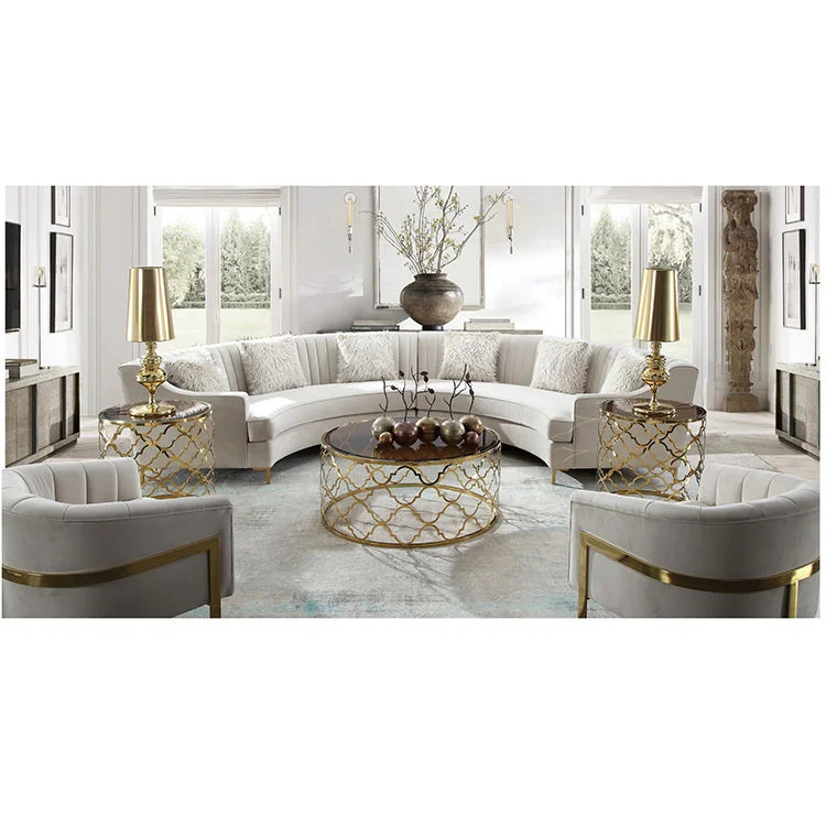 طقم كنب زاوية بشكل حرف ال مع كرسيين مفردين – تصميم مريح وتنجيد فاخر – مثالي لغرف المعيشة العصرية