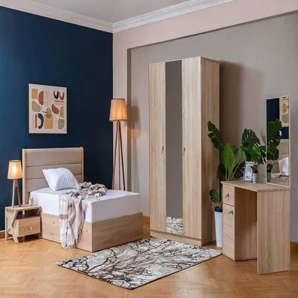 غرفة نوم فلات بتصميم راقي