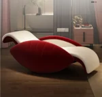 كرسي استرخاء بتصميم منحني