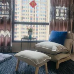 كرسي استرخاء مزدوج بمسند قدمكرسي استرخاء مزدوج بمسند قدم