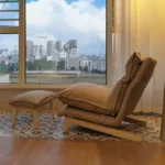 كرسي استرخاء مزدوج بمسند قدم