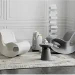 كرسي استرخاء بلاستيكي مفرغ