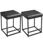 كرسي بار لون رمادي بتصميم بسيط فاخر