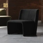 كرسي مفرد بحواف منسقة