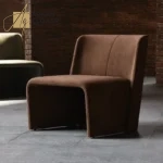 كرسي مفرد بحواف منسقة