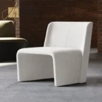 كرسي مفرد بحواف منسقة
