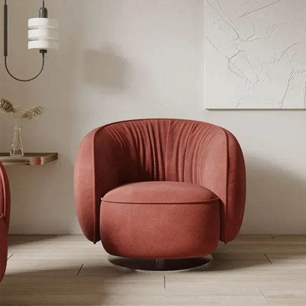 كرسي مفرد من تصميم الفناء الحديث