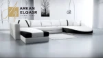 كنب زاوية بتصميم فضائي رائع