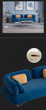 ⁦كنب مودرن بتمصيم نورديك⁩ - الصورة ⁦8⁩