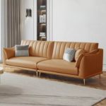 ⁦كنب جلد بتصميم ايطالي⁩ - الصورة ⁦6⁩