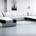 كنب زاوية بتصميم فضائي رائع