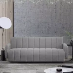 كنب صاله بتلاث مقاعد بتصميم بسيط