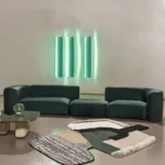 كنب مقعدين بتصميم حديث