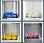 ⁦كنب مودرن بتصميم مقطع⁩ - الصورة ⁦7⁩