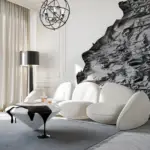 كنب مودرن بتصميم مقطع