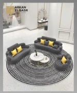 طقم كنب بتصميم حلزوني