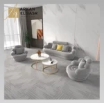 طقم كنب بتصميم حلزوني