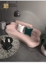 طقم كنب بتصميم حلزوني