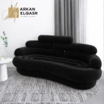 طقم كنب بتصميم حلزوني