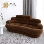 طقم كنب بتصميم حلزوني