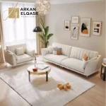 كنب جلد بتصميم ايطالي