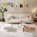 كنب جلد بتصميم ايطالي