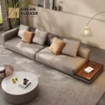 كنب مودرن جلد بتصميم ايطالي