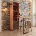 كورنر كوفي بتصميم اوروبي خشبي