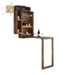 كورنر كوفي قابل للطي خشبي فاخر