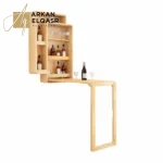 كورنر كوفي قابل للطي خشبي فاخر