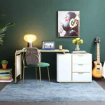 مكتب ابيض فاخر بتصميم عصري