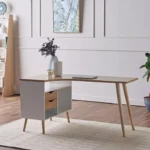 مكتب منزلي متعدد الوحدات لتخزين إضافي