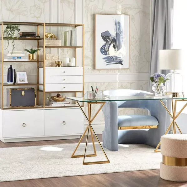 مكتب مودرن بقاعدة ستانليس ستيل