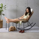 كرسي هزاز استرخاء دائري فاخر